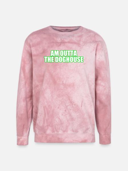 Am Outta the Doghouse - Unisex Colorblast Crewneck Sweatshirt - clay