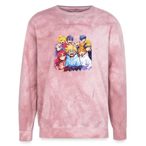 Thrill Rush Anime Squad Streetwear - Unisex Colorblast Crewneck Sweatshirt