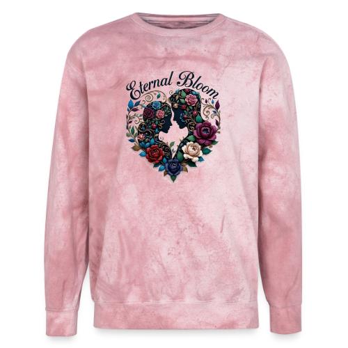 Eternal Bloom Embrace T-Shirt - Unisex Colorblast Crewneck Sweatshirt