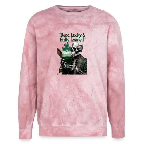 Lucky Skeleton Stout T-Shirt - Unisex Colorblast Crewneck Sweatshirt