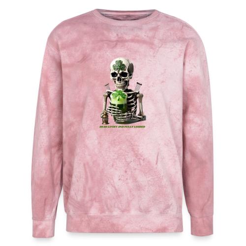 Eternal Stout Skeleton Graphic Tee - Unisex Colorblast Crewneck Sweatshirt