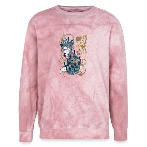 Human Jungle Gym Fox Tee - Unisex Colorblast Crewneck Sweatshirt