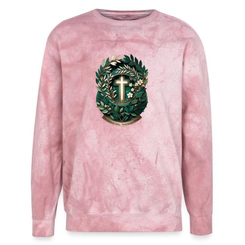 Easter Ever Green in Glory Laurel T Shirt, Gift - Unisex Colorblast Crewneck Sweatshirt