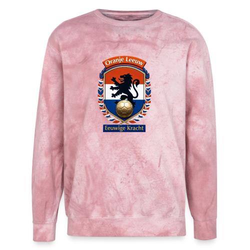 Netherlands Lion Premium T-Shirt, Dutch Flag Gift - Unisex Colorblast Crewneck Sweatshirt