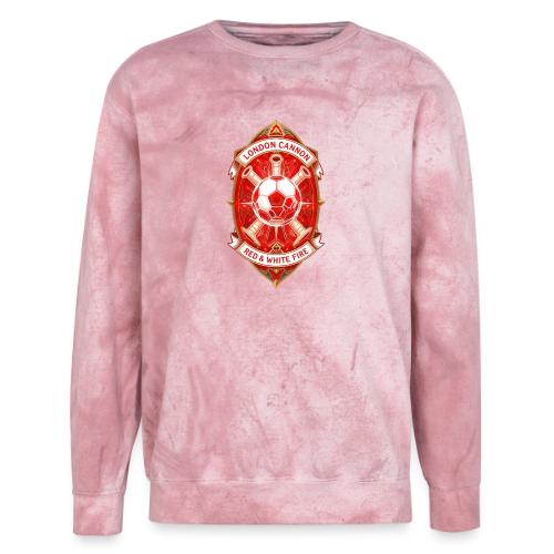 Red London Cannon T Shirt,Football City Pride Gift - Unisex Colorblast Crewneck Sweatshirt