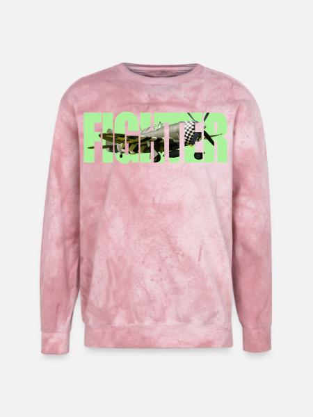 Fighter P-47 Thunderbolt - Unisex Colorblast Crewneck Sweatshirt - clay