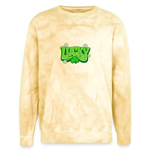 Lucky 70s Retro T-Shirt - Unisex Colorblast Crewneck Sweatshirt