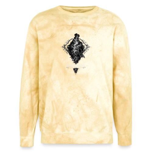 Wilted Rose Turning | Some sorrows don't echo back - Unisex Colorblast Crewneck Sweatshirt