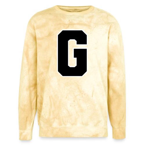 Varsity Letter G Collegiate Alphabet Art - Unisex Colorblast Crewneck Sweatshirt