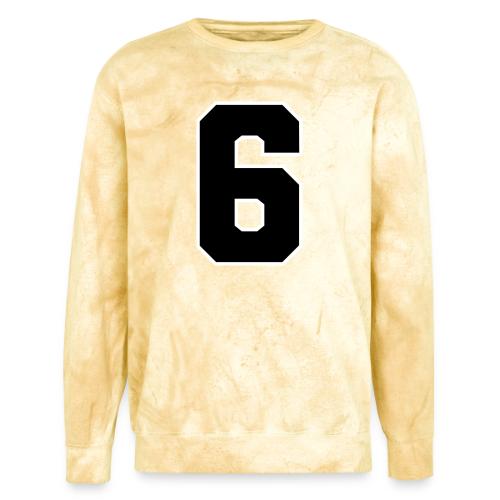 Varsity Number 6 Sports Font - Unisex Colorblast Crewneck Sweatshirt