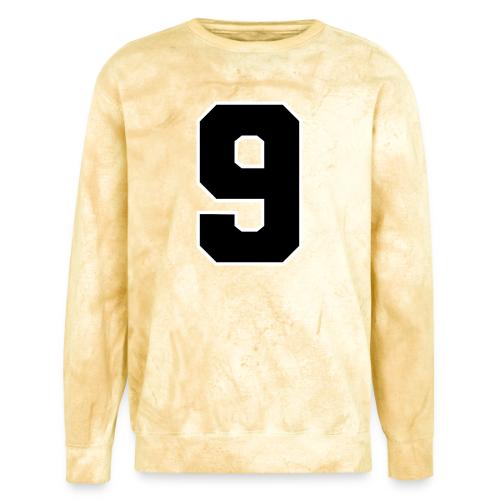 Varsity Number 9 Athletic Font - Unisex Colorblast Crewneck Sweatshirt