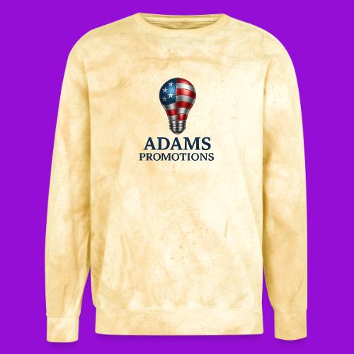 Adams promotions American flag metallic light bulb - Unisex Colorblast Crewneck Sweatshirt