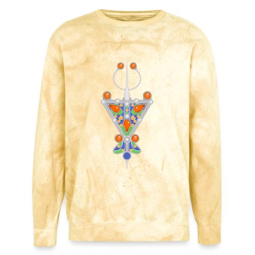 Amazigh: Tazerzit Heritage - Unisex Colorblast Crewneck Sweatshirt