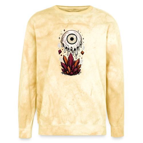Melting Eyeball - Unisex Colorblast Crewneck Sweatshirt