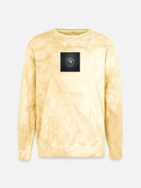 so-fresh-so-clean-mens-football-tee - Unisex Colorblast Crewneck Sweatshirt - citrine