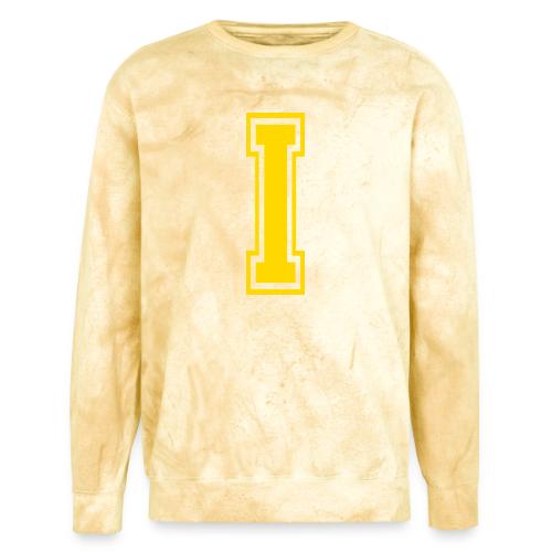 Letter I – Capital Athletic Alphabet Monogram - Unisex Colorblast Crewneck Sweatshirt
