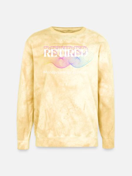 Unique Retirement Gift - Unisex Colorblast Crewneck Sweatshirt - citrine