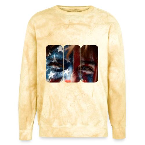 USA: Stars in Their Eyes - Unisex Colorblast Crewneck Sweatshirt