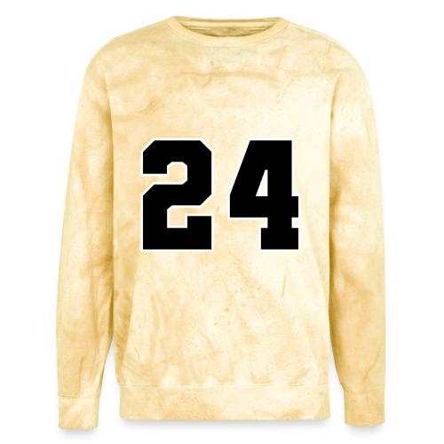 Varsity Number 24 College Font - Unisex Colorblast Crewneck Sweatshirt