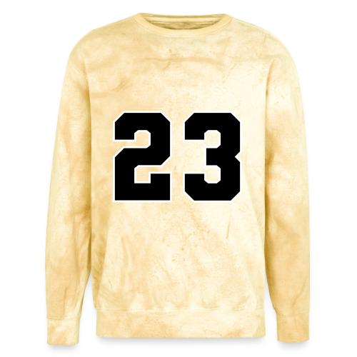 Varsity Number 23 Athletic Style - Unisex Colorblast Crewneck Sweatshirt