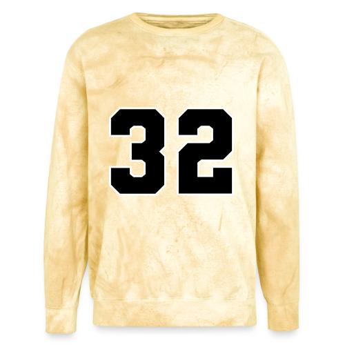 Varsity Number 32 Athletic Design - Unisex Colorblast Crewneck Sweatshirt