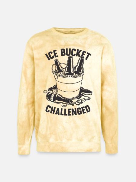 Ice Bucket Challenged - Unisex Colorblast Crewneck Sweatshirt - citrine