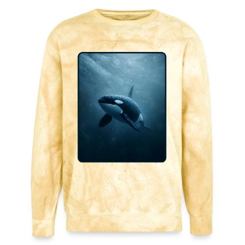 Orca Ocean Wildlife Design - Unisex Colorblast Crewneck Sweatshirt