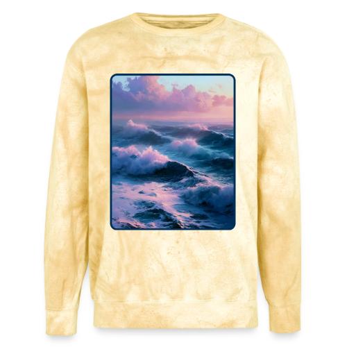 Dreamy Pastel Ocean Sunset Art - Unisex Colorblast Crewneck Sweatshirt
