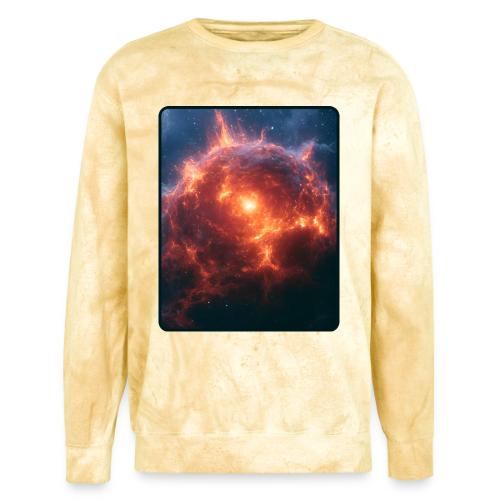 Exploding Supernova Space Art - Unisex Colorblast Crewneck Sweatshirt
