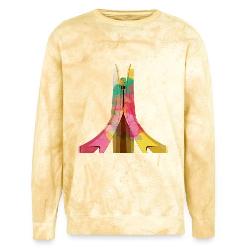 Maqam Echahid: Martyr's Memorial - Unisex Colorblast Crewneck Sweatshirt