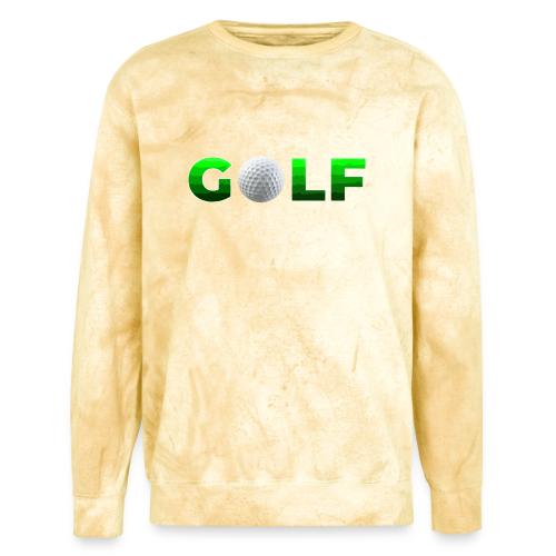 Golf Precision Wordmark - Unisex Colorblast Crewneck Sweatshirt
