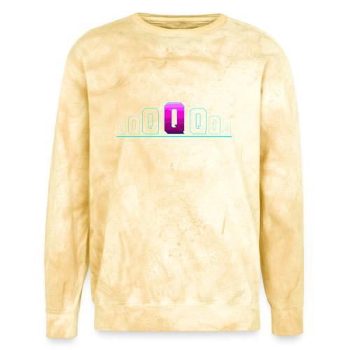 Letter Q – Capital Varsity Alphabet Monogram - Unisex Colorblast Crewneck Sweatshirt