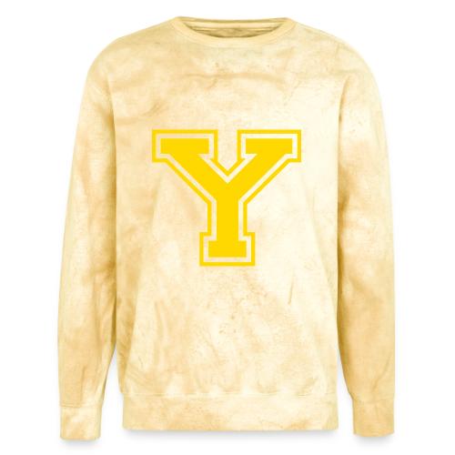Letter Y – Capital Athletic Alphabet Monogram - Unisex Colorblast Crewneck Sweatshirt
