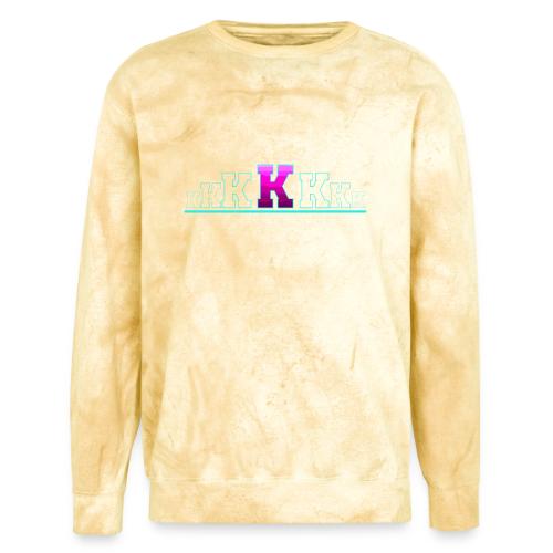 Letter K – Capital Varsity Alphabet Monogram - Unisex Colorblast Crewneck Sweatshirt