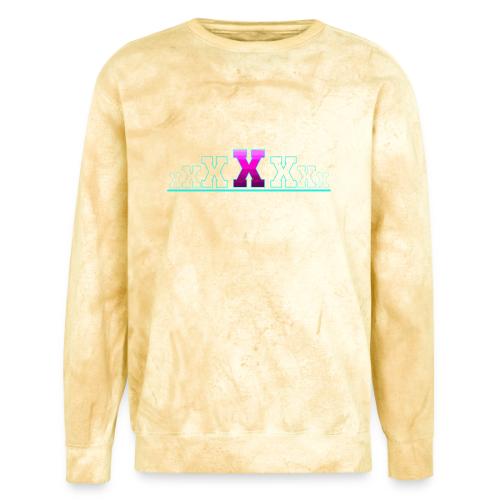 Letter X – Capital Varsity Alphabet Monogram - Unisex Colorblast Crewneck Sweatshirt