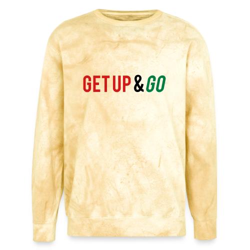 Get Up and Go - Unisex Colorblast Crewneck Sweatshirt