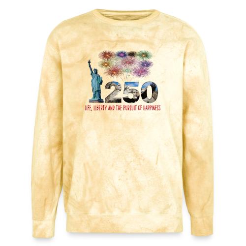 250 Years USA - Unisex Colorblast Crewneck Sweatshirt