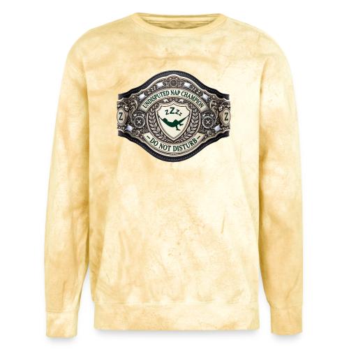 Nap Champion Belt T Shirt - Unisex Colorblast Crewneck Sweatshirt