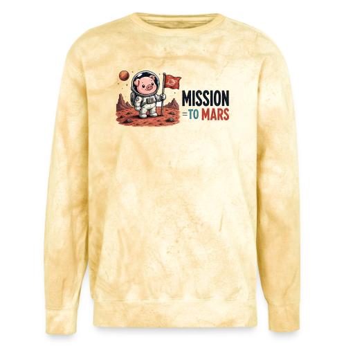 Mission To Mars Space Pig - Unisex Colorblast Crewneck Sweatshirt