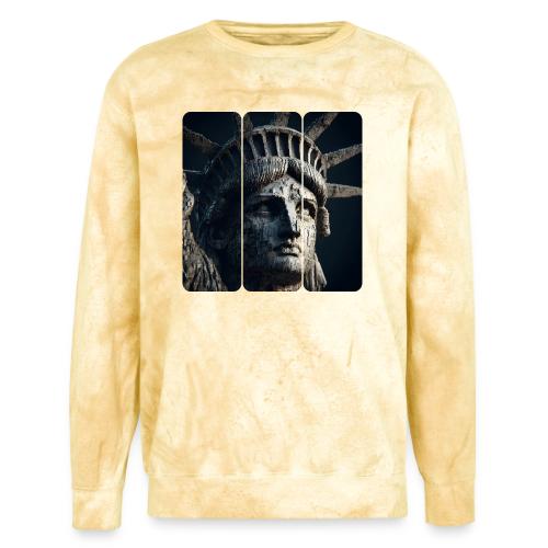 USA: Liberty in Shadows - Unisex Colorblast Crewneck Sweatshirt