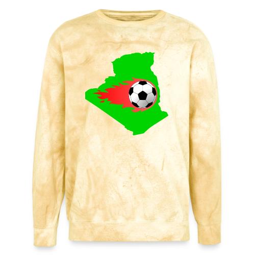 Algerian Football Fire - Unisex Colorblast Crewneck Sweatshirt