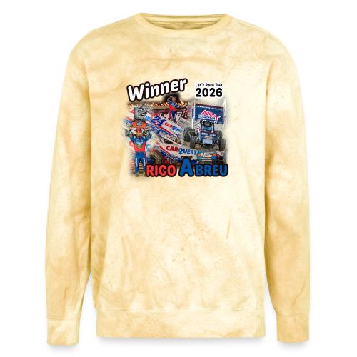 Rico Abreu #LetsRaceTwo Winner - Unisex Colorblast Crewneck Sweatshirt