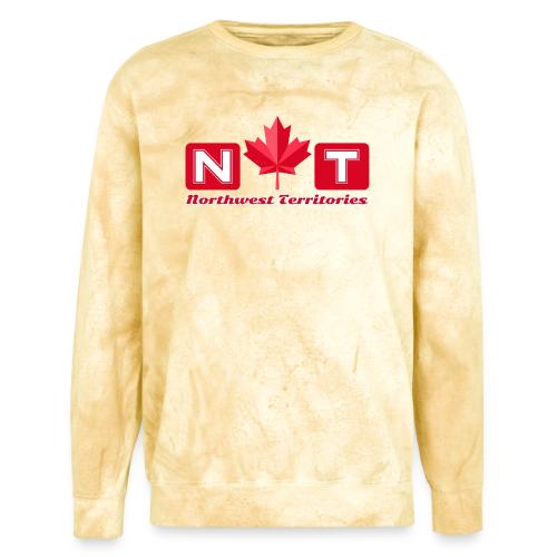 Canada: Northern Identity Emblem - Unisex Colorblast Crewneck Sweatshirt