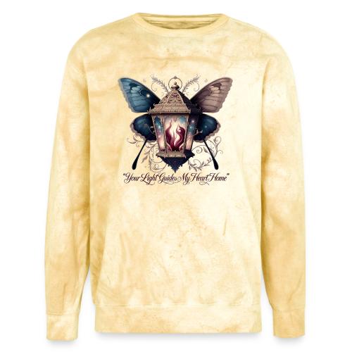 Guiding Light Eternal Flame Lantern Romance Gifts - Unisex Colorblast Crewneck Sweatshirt