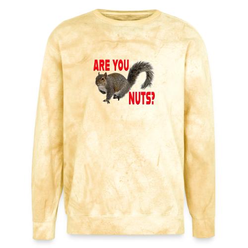 Are You Nuts? - Unisex Colorblast Crewneck Sweatshirt