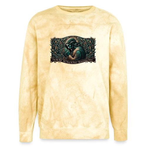 Easter Not My Will Gethsemane T Shirt, Bro Gift - Unisex Colorblast Crewneck Sweatshirt