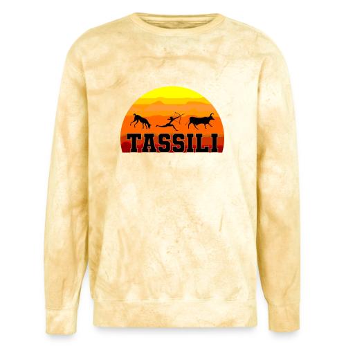 Algeria: Tassili Timeless - Unisex Colorblast Crewneck Sweatshirt
