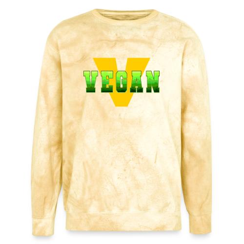 Vegan Energy V - Unisex Colorblast Crewneck Sweatshirt