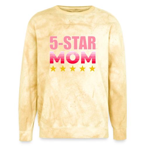 Five Stars Mom - Unisex Colorblast Crewneck Sweatshirt
