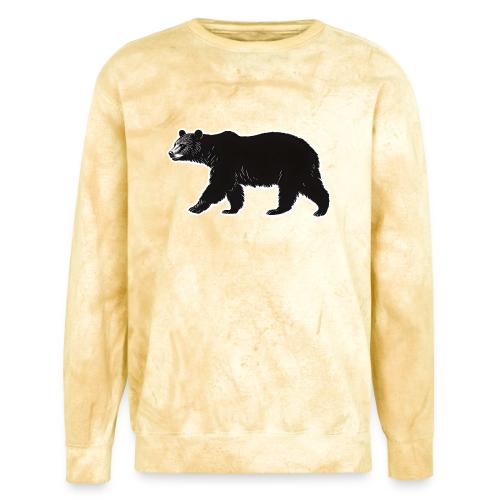 Midnight Black Bear - Unisex Colorblast Crewneck Sweatshirt